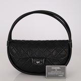 Rare Chanel 2013 Runway Lambskin Small Hula Hoop Bag