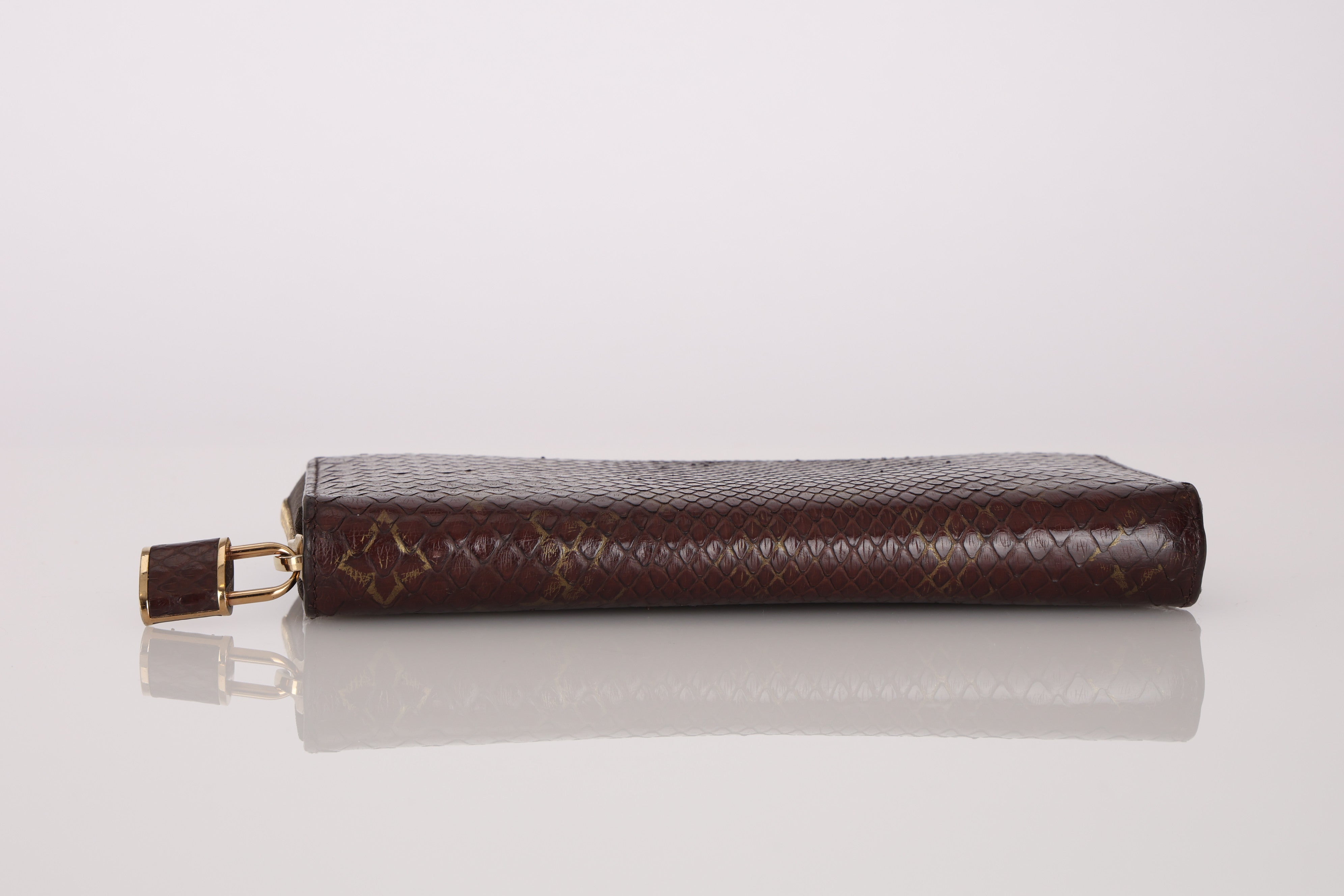 Louis Vuitton Monogram Watersnake Zippy Wallet