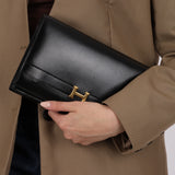 Hermès 1986 Noir Box Annie Shoulder Bag GHW