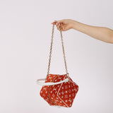 Louis Vuitton Terracotta Velvet Monogram Match Square Bag