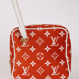 Louis Vuitton Terracotta Velvet Monogram Match Square Bag