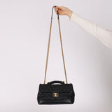 Chanel 2013 Caviar Two-Way Medium Flap Bag