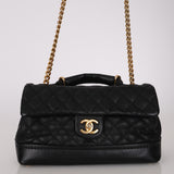 Chanel 2013 Caviar Two-Way Medium Flap Bag