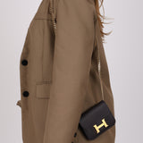 Hermès 2025 Rouge Sellier Epsom Slim Constance Wallet with Rose Confetti Evercolor Zip Case GHW