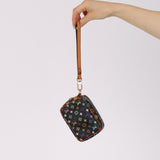 Limited Edition Louis Vuitton x Takashi Murakami Noir Multicolor Monogram Wapity