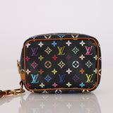 Limited Edition Louis Vuitton x Takashi Murakami Noir Multicolor Monogram Wapity