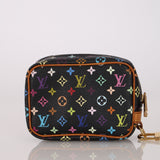 Limited Edition Louis Vuitton x Takashi Murakami Noir Multicolor Monogram Wapity