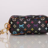 Limited Edition Louis Vuitton x Takashi Murakami Noir Multicolor Monogram Wapity