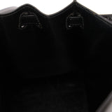 Rare Hermès 1988 Noir Boxcalf Mini Kelly Sellier 20 GHW