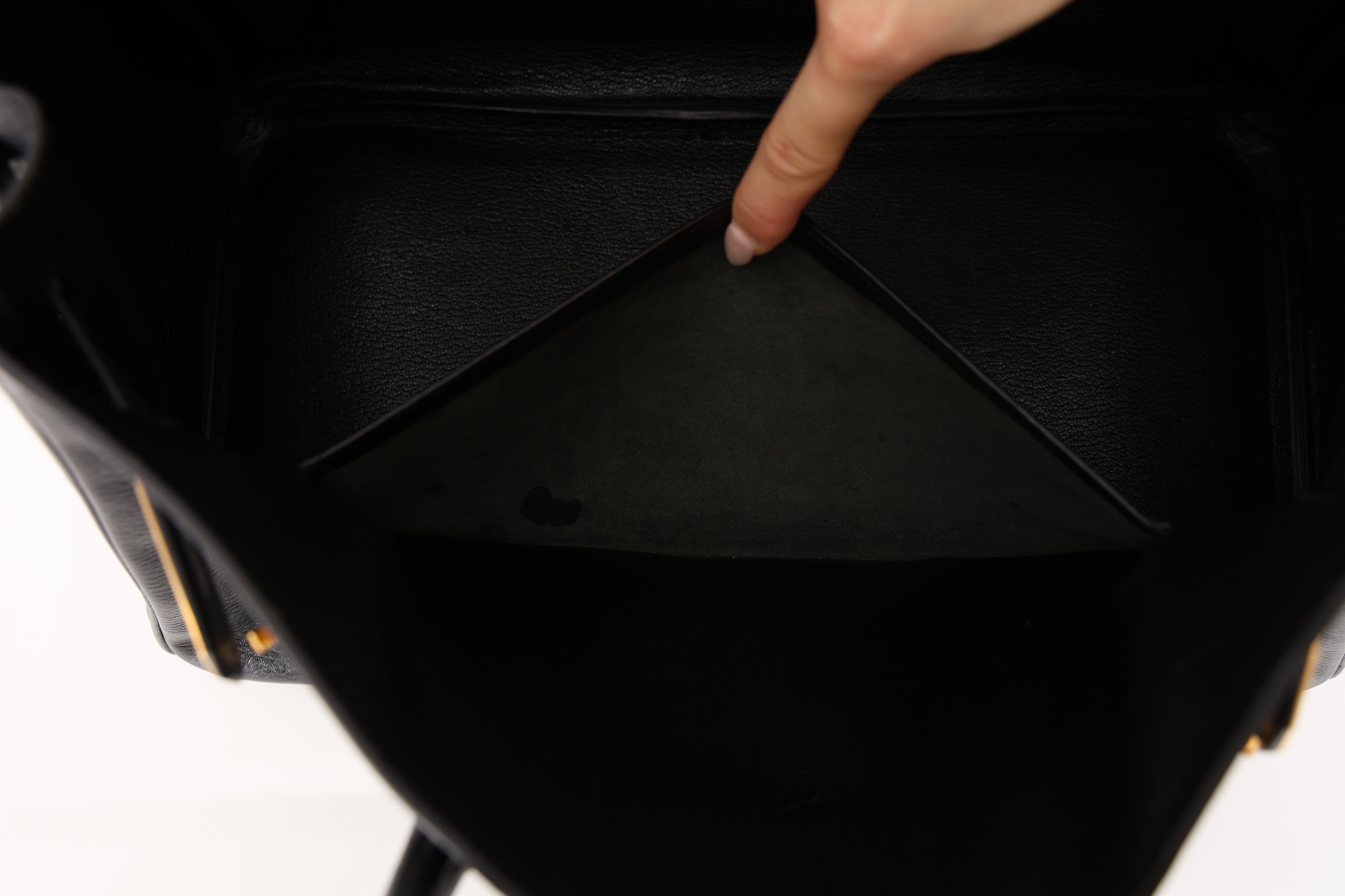Hermès 2002 Noir Ardennes Retourne Birkin 35 GHW