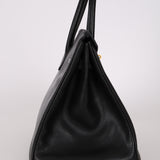Hermès 2002 Noir Ardennes Retourne Birkin 35 GHW