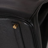 Hermès 2002 Noir Ardennes Retourne Birkin 35 GHW