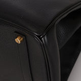 Hermès 2002 Noir Ardennes Retourne Birkin 35 GHW