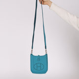 Hermès 2014 Bleu Zanzibar Clemence Evelyne TPM PHW