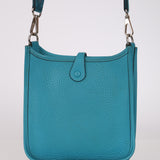 Hermès 2014 Bleu Zanzibar Clemence Evelyne TPM PHW