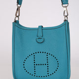 Hermès 2014 Bleu Zanzibar Clemence Evelyne TPM PHW