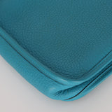 Hermès 2014 Bleu Zanzibar Clemence Evelyne TPM PHW