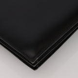 Ultra-Rare Hermès 1974 Noir Boxcalf Cadena Shoulder Bag GHW