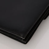 Ultra-Rare Hermès 1974 Noir Boxcalf Cadena Shoulder Bag GHW