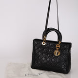 Dior 1997 Cannage Large Lady Dior