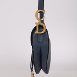 Dior 2020 Deep Ocean Medium Saddle Bag