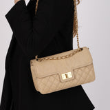 Chanel 2012 Beige Caviar Medium Mademoiselle Flap