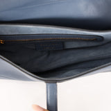Dior 2020 Deep Ocean Medium Saddle Bag