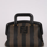 Fendi Pequin Mini Frame Doctor Bag