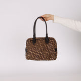 Fendi Zucca Mirage Ponyhair Mini Bauletto