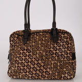Fendi Zucca Mirage Ponyhair Mini Bauletto