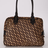 Fendi Zucca Mirage Ponyhair Mini Bauletto