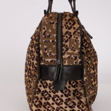 Fendi Zucca Mirage Ponyhair Mini Bauletto
