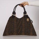 Fendi Devil Large Trapezio Tote