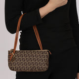 Fendi Zucchino Triple Strap Pochette