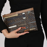 Fendi Zucca Flat Pouch Canvas Tools Print