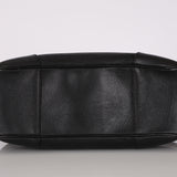 Prada Black Vitello Daino Sound Lock Tote