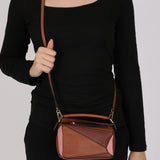 Loewe Mini Puzzle Bag Tricolor Leather
