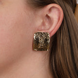 Saint Laurent Logo Clip-On Earrings