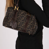 Fendi 2-Way Zucca Boston Bag