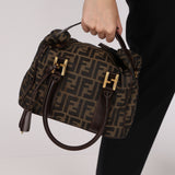 Fendi 2-Way Zucca Boston Bag