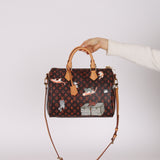 Limited Edition Louis Vuitton 2018 Monogram Grace Coddington Catogram Speedy 30