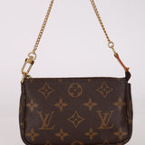 Louis Vuitton 2007 Monogram Chain Mini Pochette