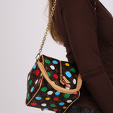 Limited Edition Louis Vuitton x Yayoi Kusama 2022 Painted Dots Square Bag