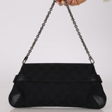 Gucci GG Canvas Small Horsebit Clutch on Chain