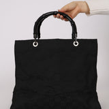 Gucci GG Nylon Bamboo Shopper Tote