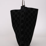 Gucci GG Suede Slim Horsebit Tote with Pouch