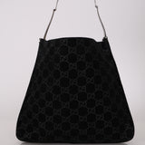 Gucci GG Suede Slim Horsebit Tote with Pouch