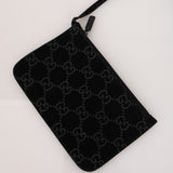 Gucci GG Suede Slim Horsebit Tote with Pouch