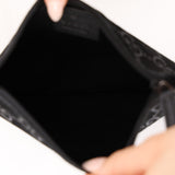 Gucci GG Suede Slim Horsebit Tote with Pouch