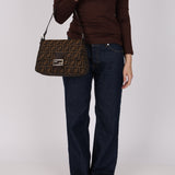 Fendi Zucca Mamma Forever Baguette